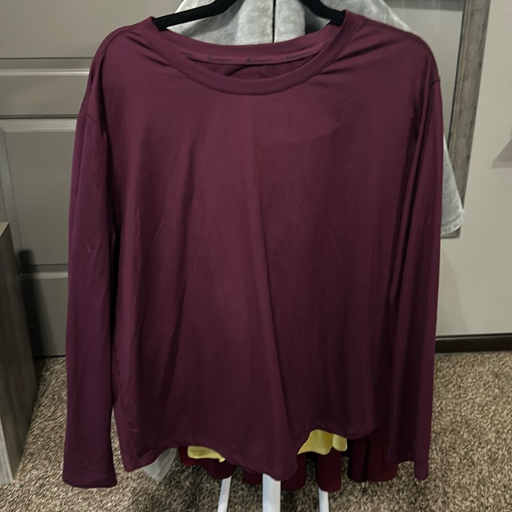 Open Back Champion Long Sleeve
